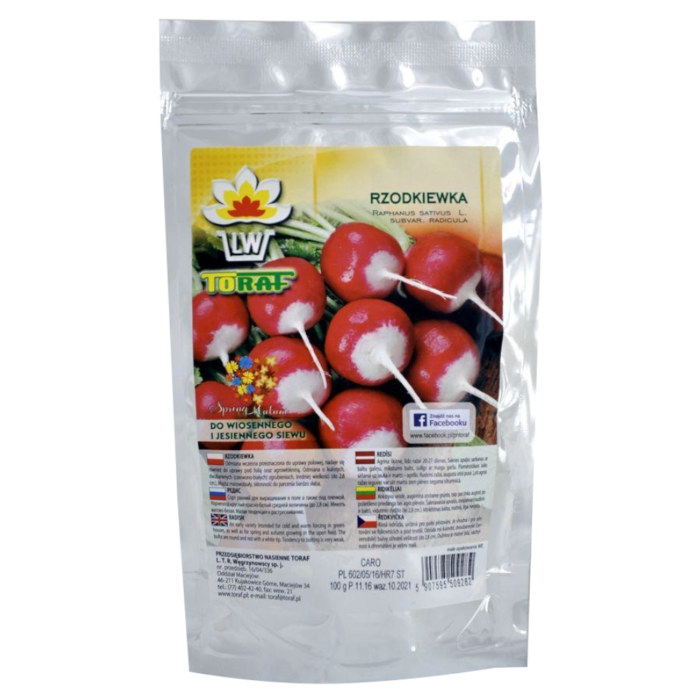 Rzodkiewka Caro nasiona 100g - TORAF