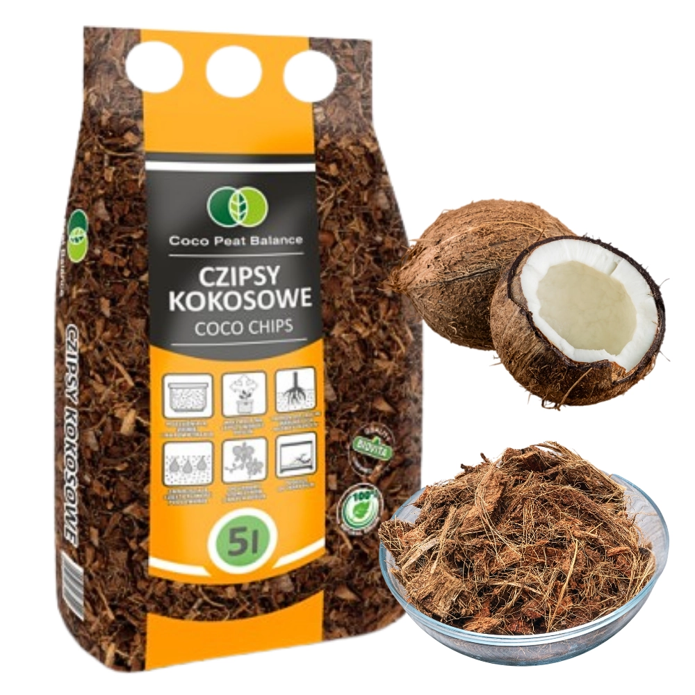 Coco Chips Czipsy Kokosowe rozluźnione 5L - Biovita