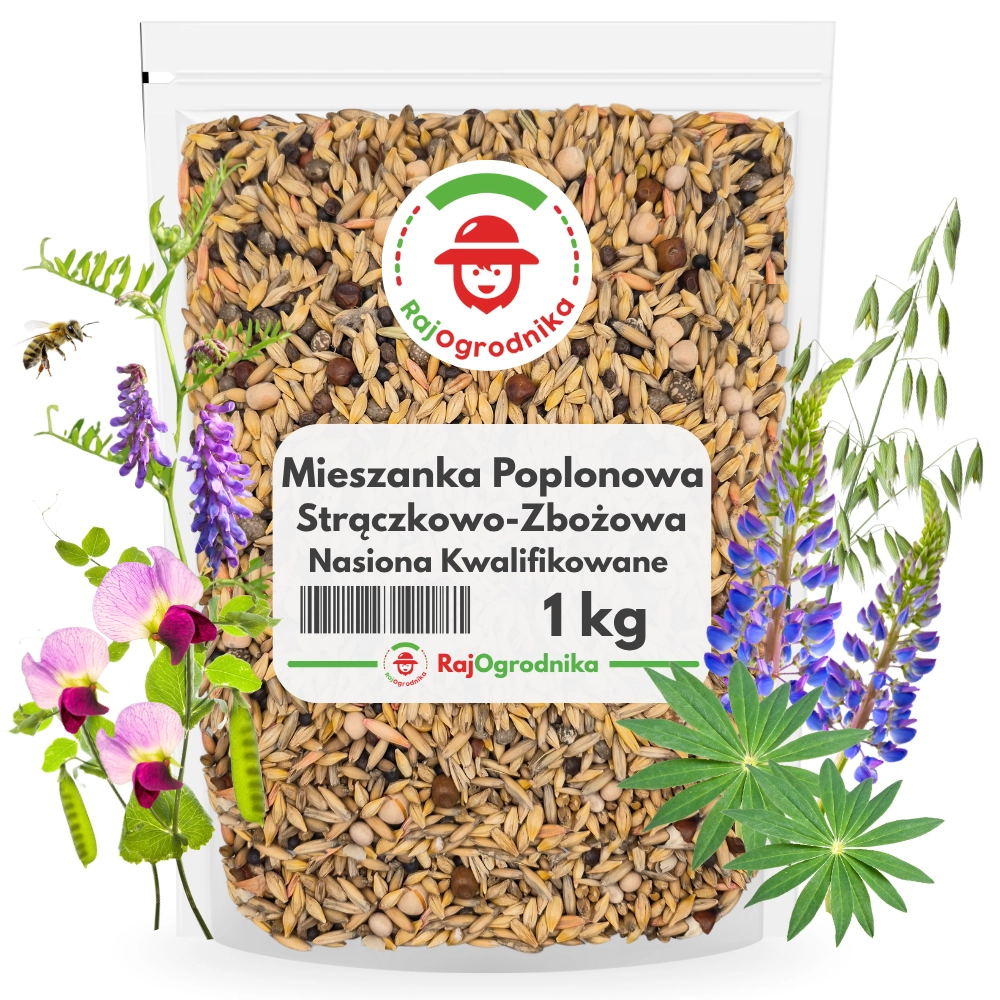 Mieszanka poplonowa strączkowo-zbożowa MP-4 nasiona 1kg - FN Granum