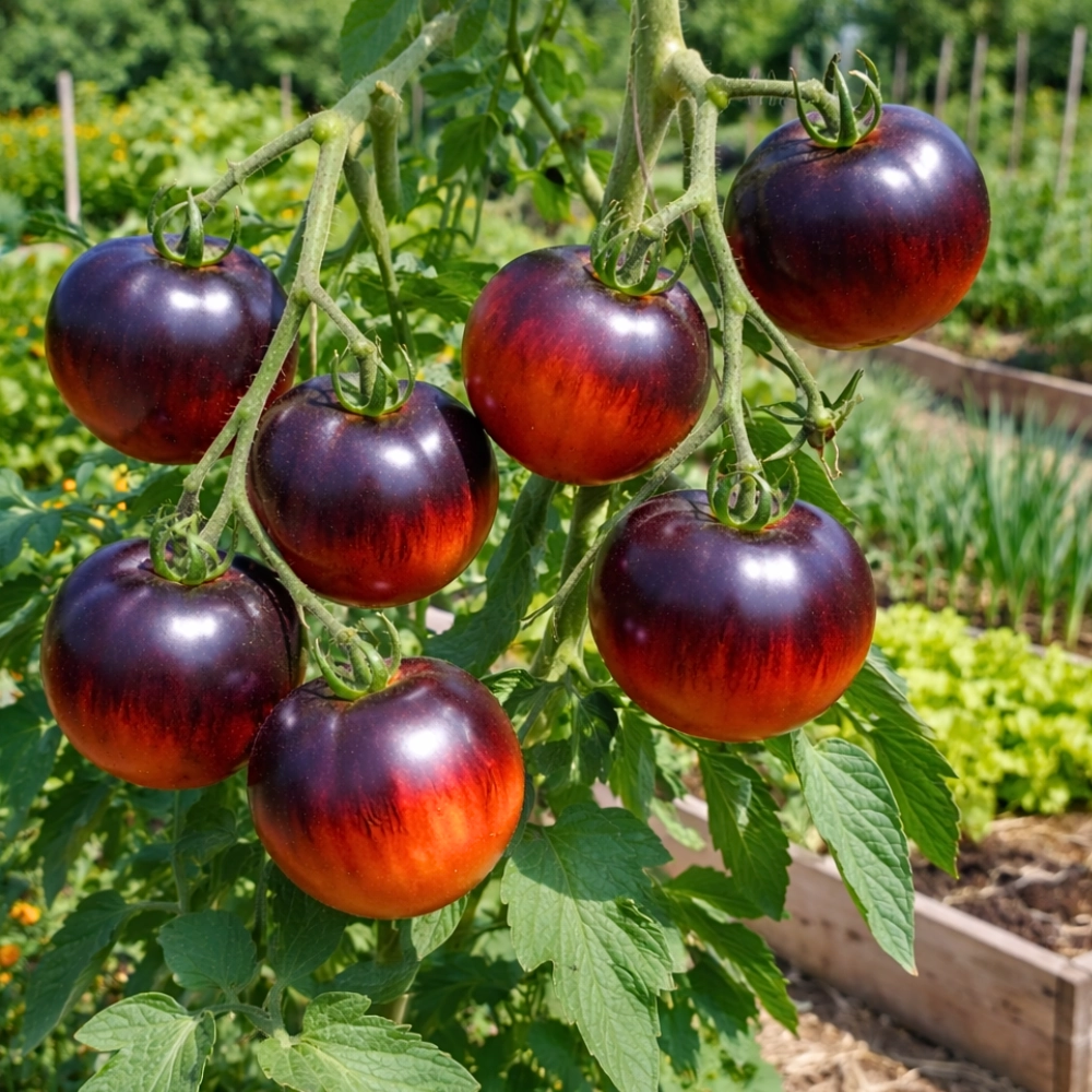 13894.webp Pomidor Indigo Apple odmiana o niepowtarzalnym wyglądzie owoców nasiona 15szt. - ReinSaat