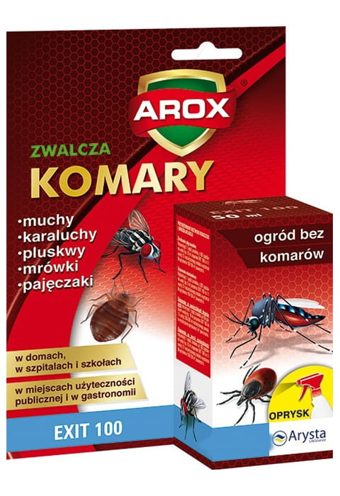 Oprysk na komary muchy pluskwy Exit 100 10 ml - Arox