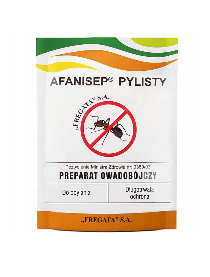 Afanisep pylisty proszek na mrówki i prusaki 100g - Fregata S.A.