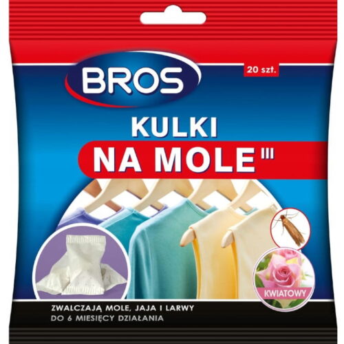Kulki na mole odzieżowe Kwiatowe 20szt. - Bros