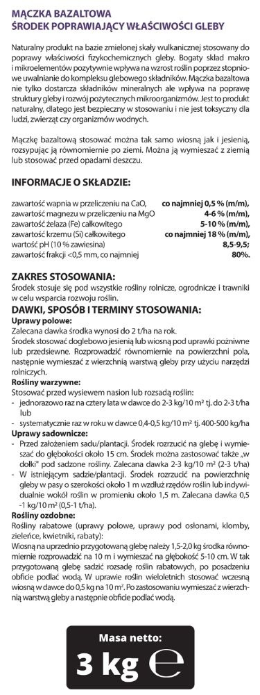 349_2.jpg Mączka bazaltowa – nawóz mineralny – na szkodniki roślin – 3 kg Target
