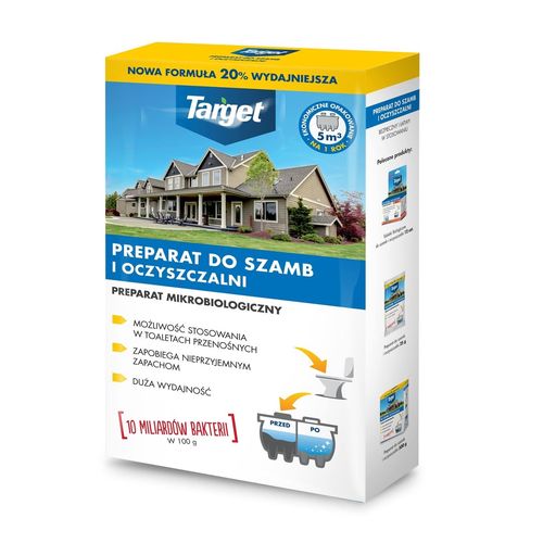 Bakterie do szamba i oczyszczalni 2,5kg - Target