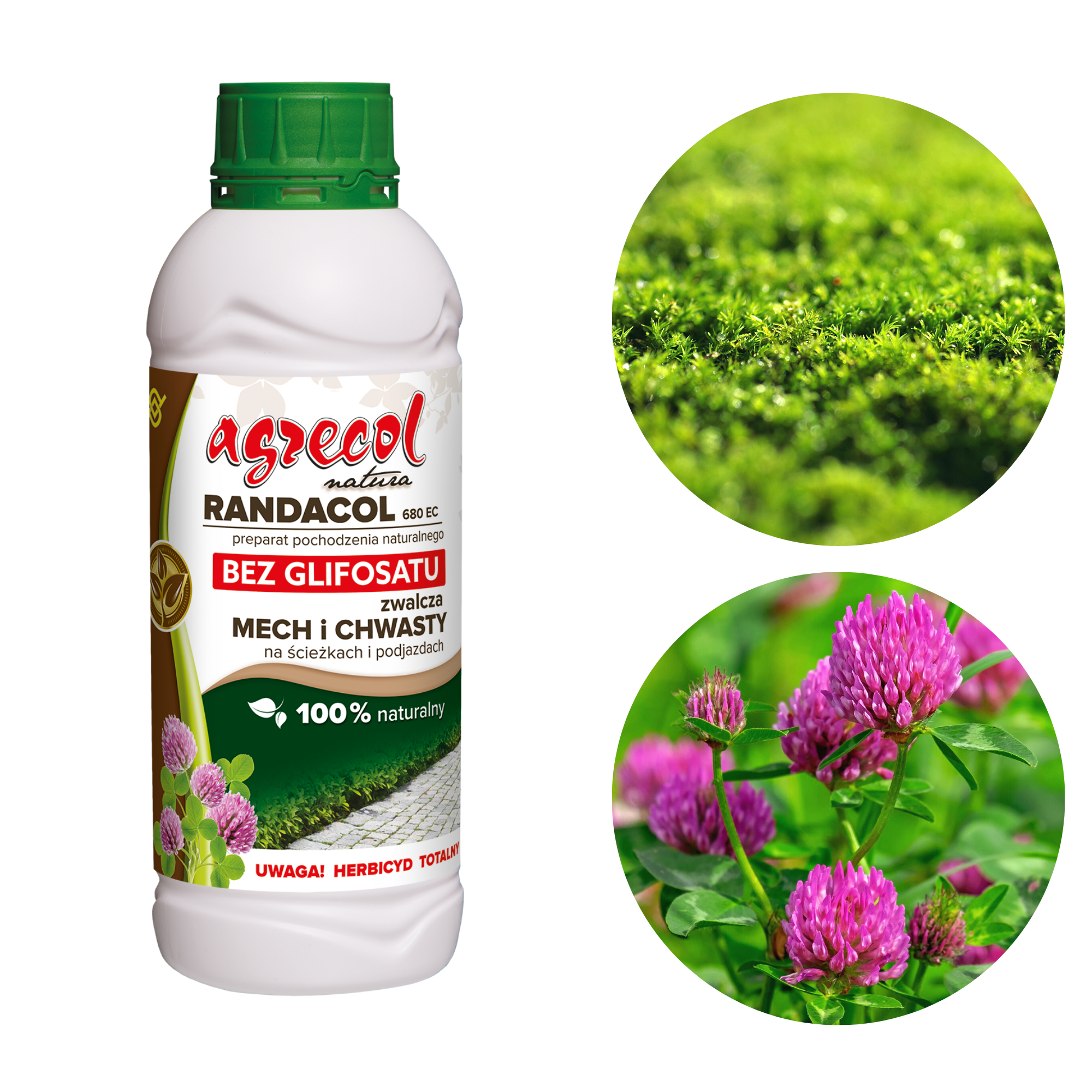 Randacol 680 EC Oprysk Zwalcza mech i chwasty 1L BEZ GLIFOSATU - Agrecol