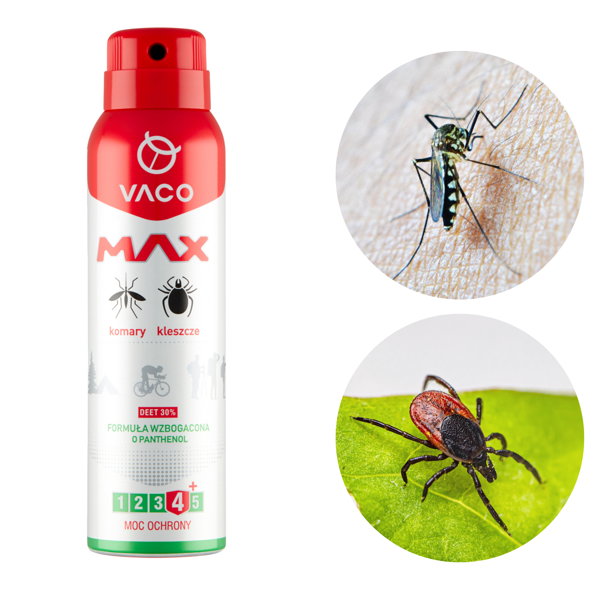 Spray Max na komary, kleszcze, meszki 100 ml - VACO