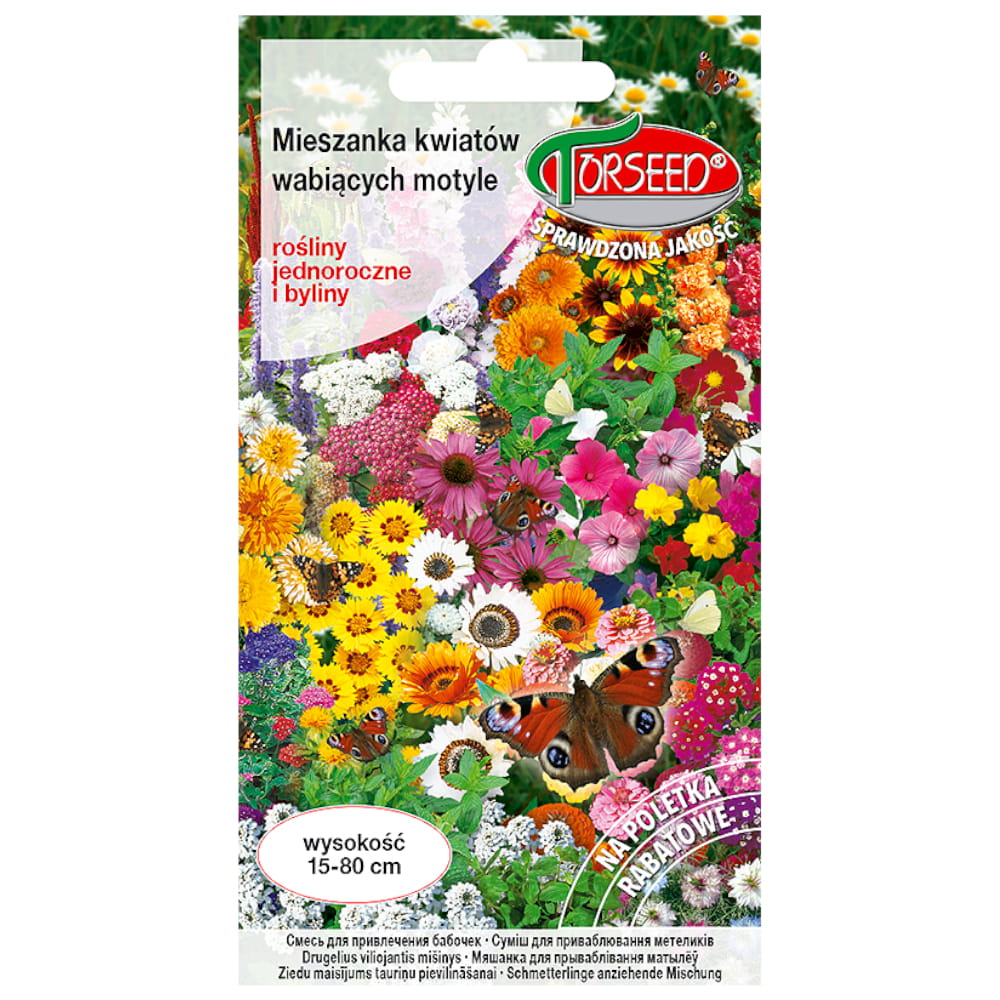 Mieszanka kwiatów wabiących motyle nasiona 3g - TORSEED