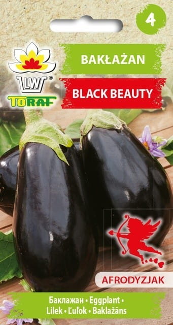 Bakłażan Black Beauty nasiona 1g - TORAF