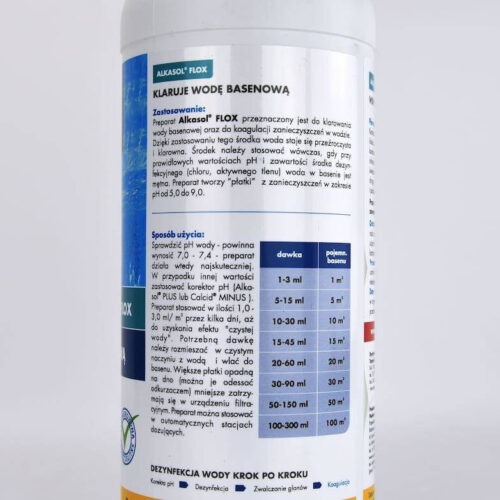 64_2.jpg Alkasol Flox – Klaruje Wodę Basenową – 1 l Target