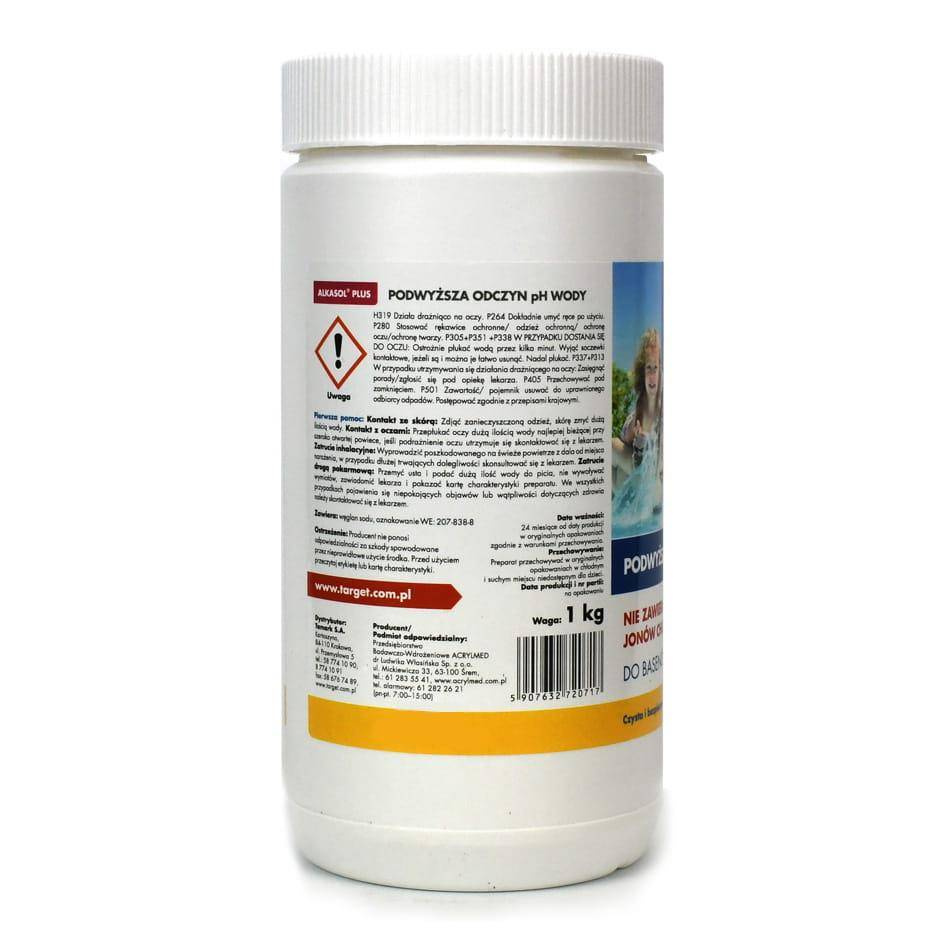 66_3.jpg Alkasol Plus – Podwyższa Odczyn pH Wody – 1 kg Target