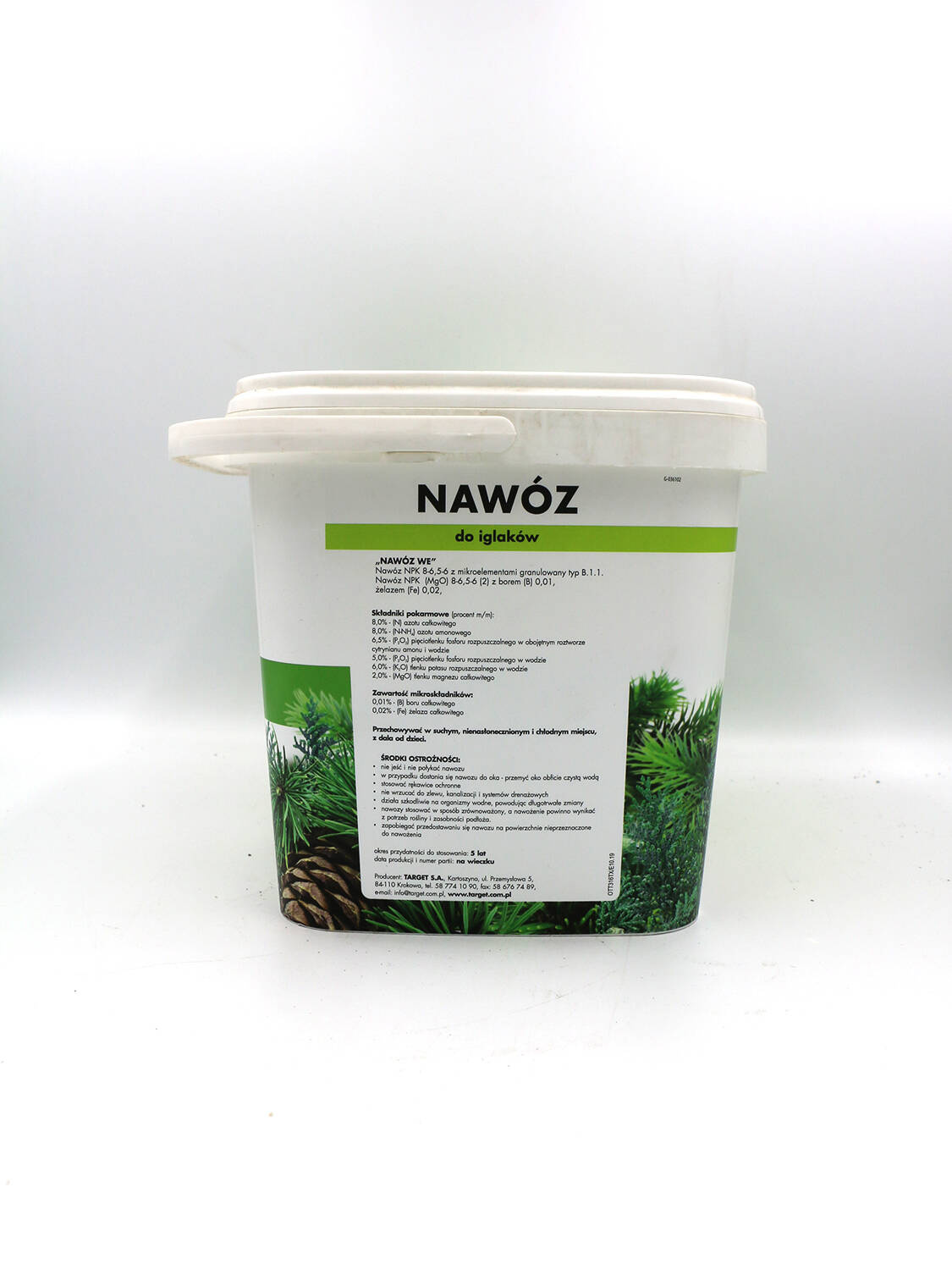76_6_2.jpg Nawóz do iglaków i tui z mikroelementami – zapobiega brązowieniu igieł – 4 kg Target