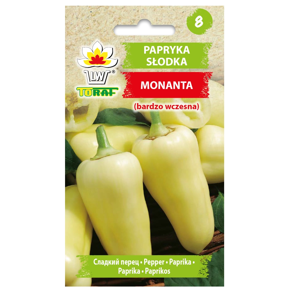 Papryka słodka Monanta nasiona 0,3g - TORAF