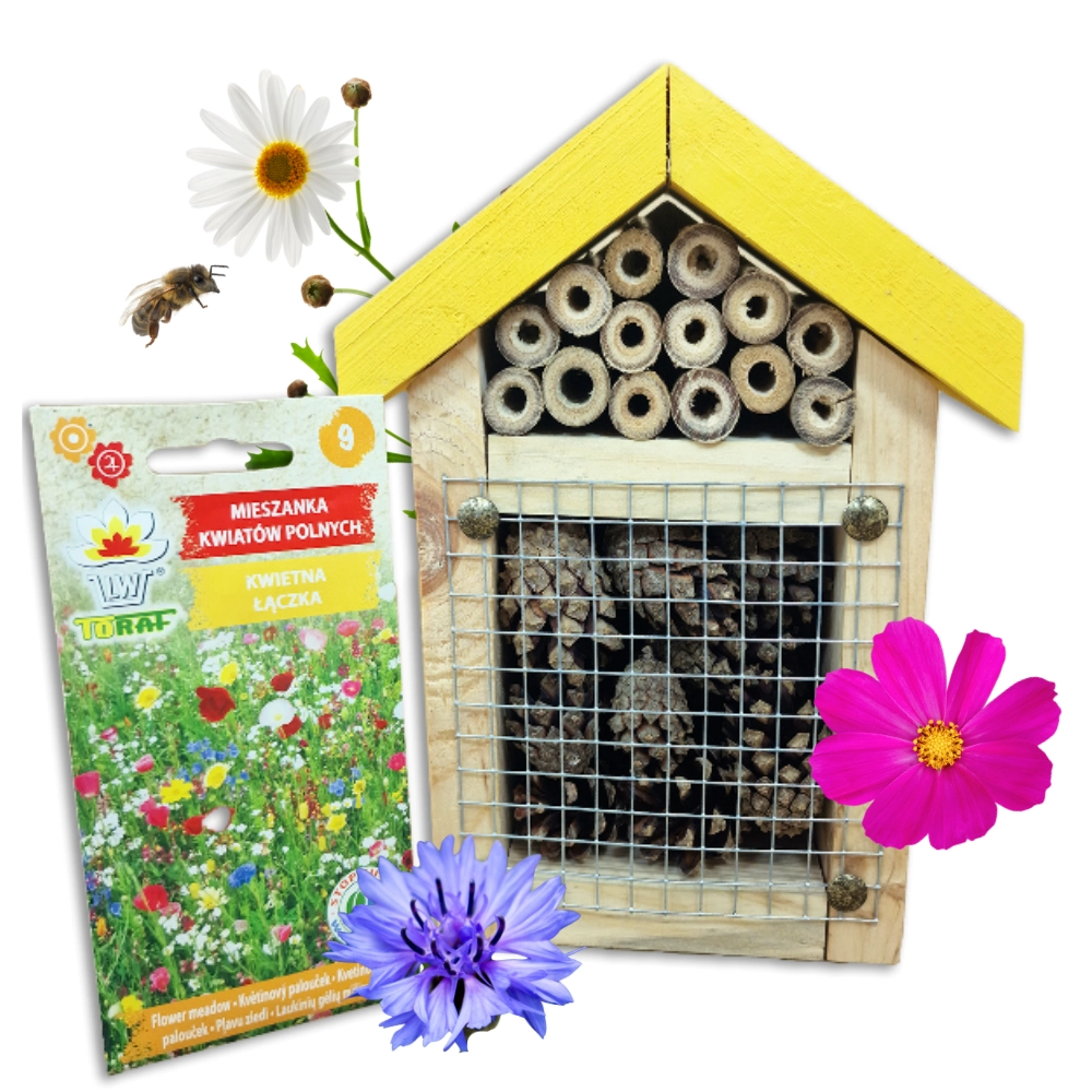9480.webp Domek dla owadów DIY 1 Żółty- TORAF
