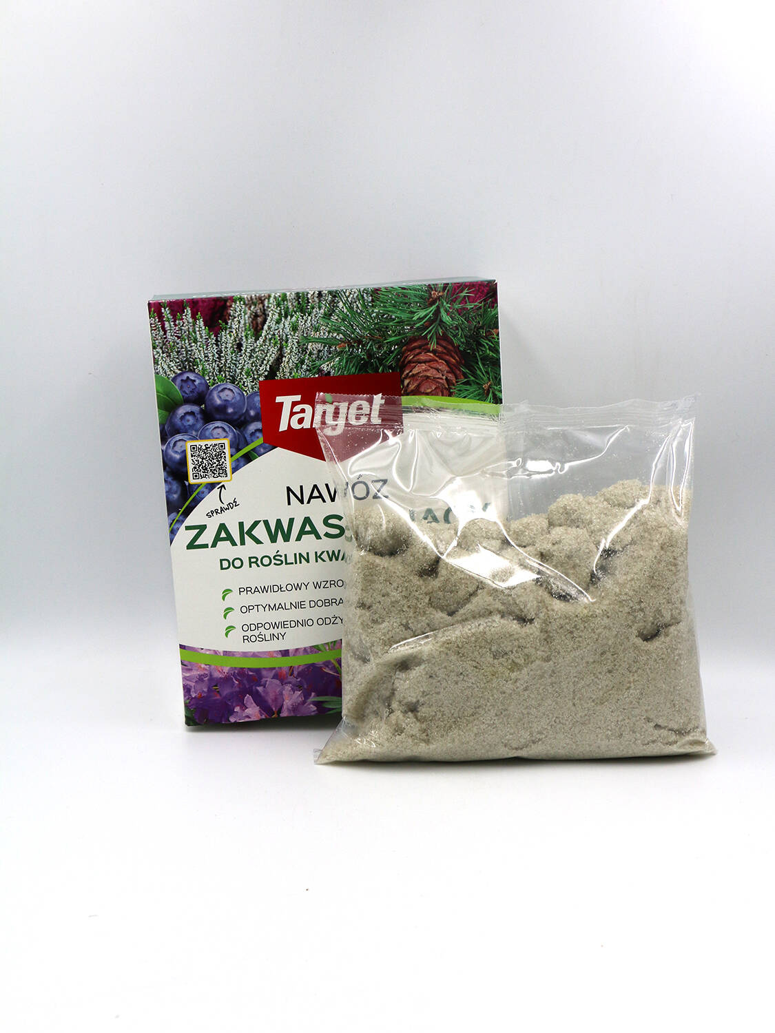 94_3_2.jpg Nawóz zakwaszający do roślin kwaśnolubnych – borówek, iglaków, hortensji, wrzośców, azalii – 1 kg Target