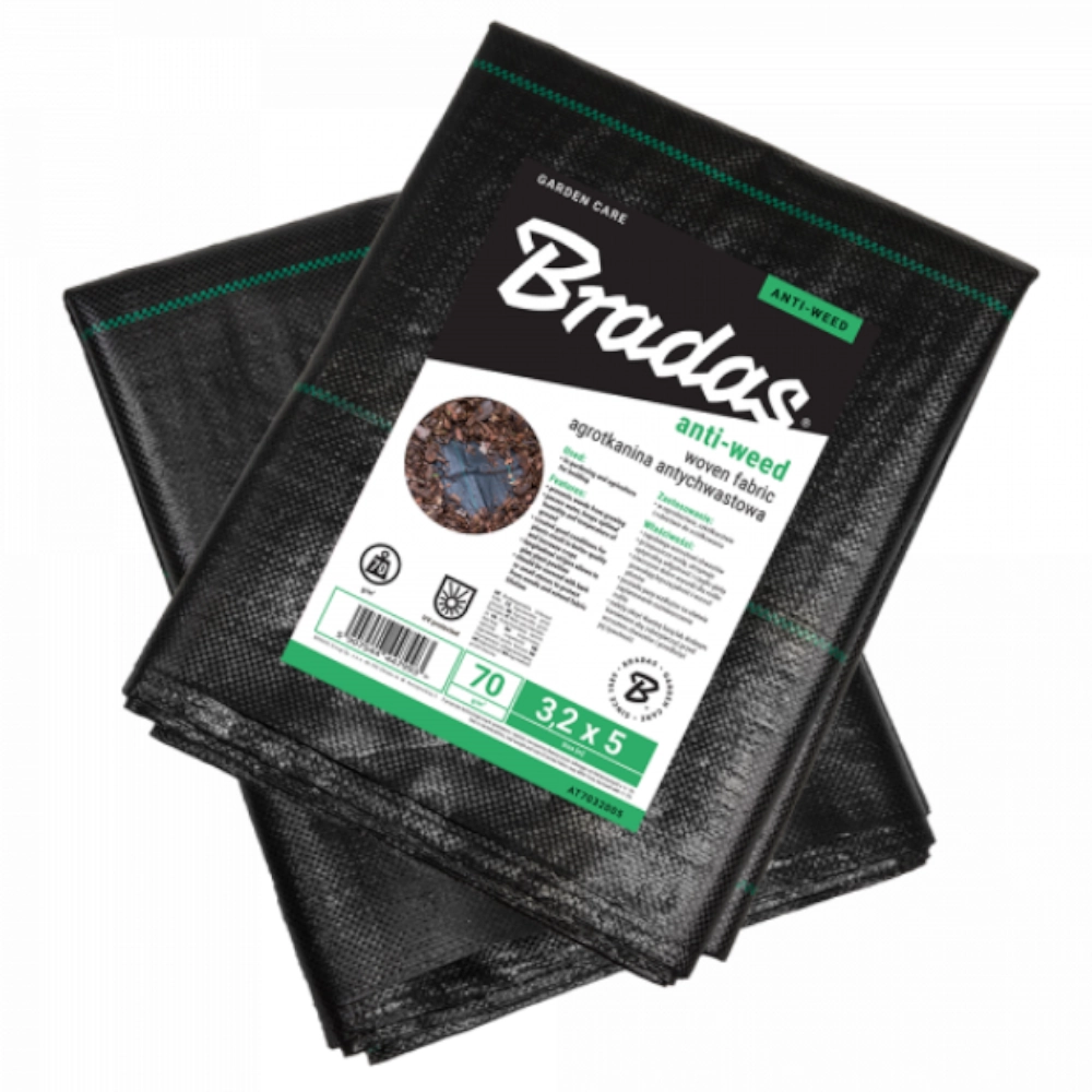 9657.webp Agrotkanina antychwastowa PP czarna UV 70g 3,2 x 5m - BRADAS