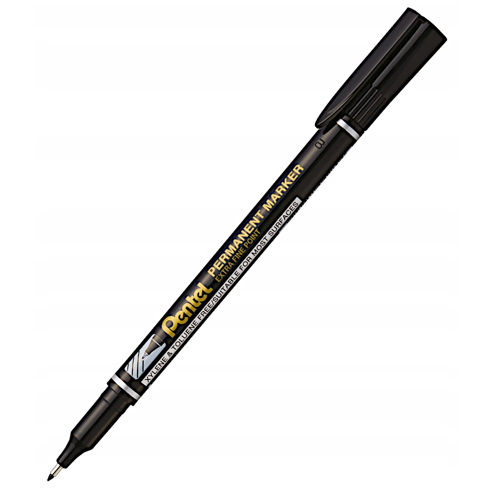 Marker permanentny czarny 1 szt. - Pentel